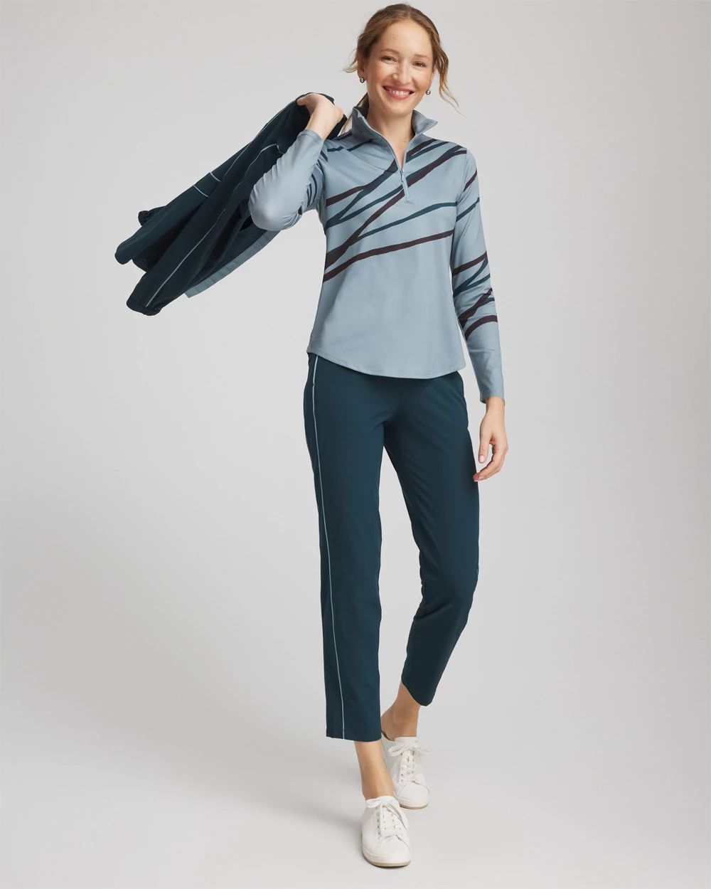 Zenergy® UPF Morocco Zip-Front Pullover | Chico's